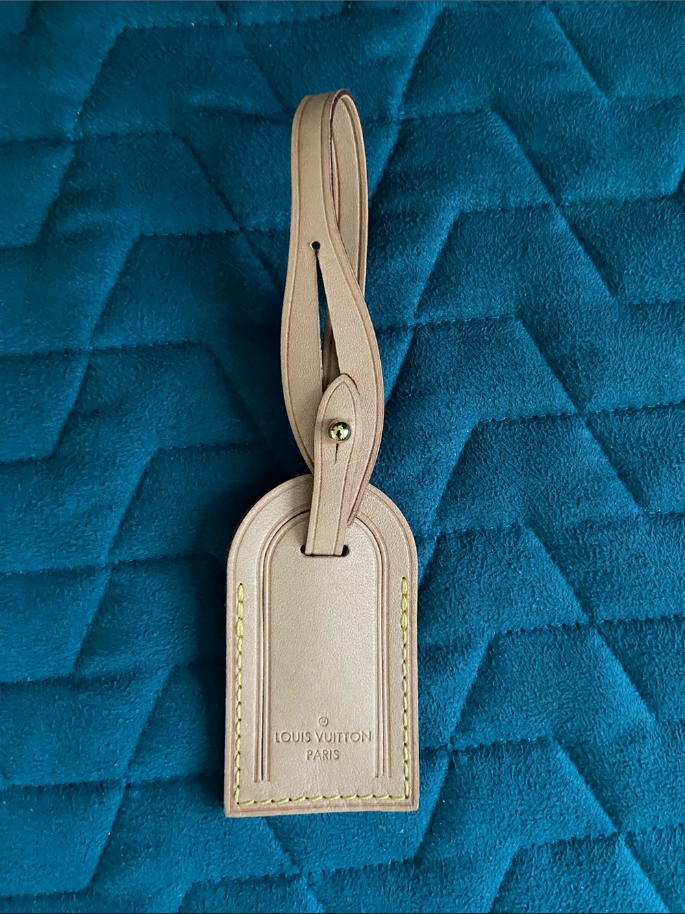 Louis Vuitton Leather Luggage Tag